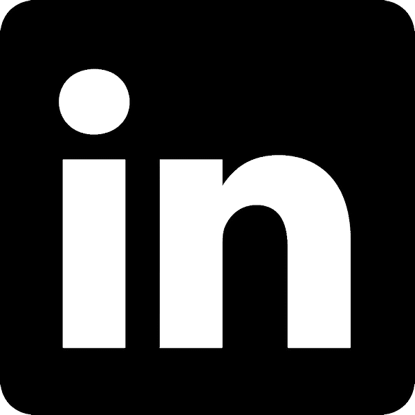 LinkedIn logo, nr.2700, afmeting: 22mm x 22mm