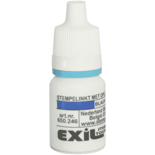 textiel inkt, blauw/8ml EXIL